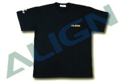 （画像用） T-shirt ALIGN （黒） Ｍサイズ