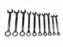 (image for) 10 Pieces Combination Spanner Set