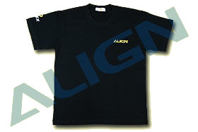 （画像用） T-shirt ALIGN （黒） Ｍサイズ - 画像をクリックして閉じる