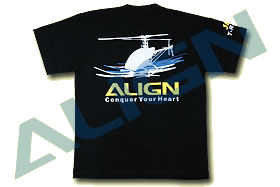 （画像用） T-shirt ALIGN （黒） Ｍサイズ - 画像をクリックして閉じる
