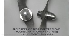 (image for) Bullet Safety Adapter Nut For M6 shaft prop adapters