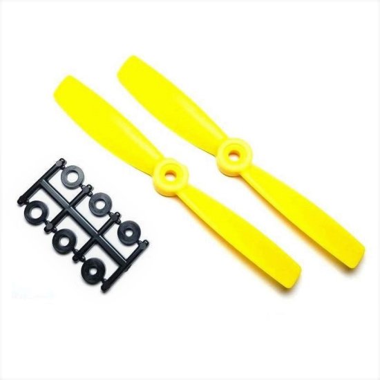 (image for) 5x4.5 CW Bullnose propellers, Yellow - Click Image to Close