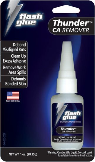 (image for) Flash Glue Thunder CA Remover (1 oz) - Click Image to Close