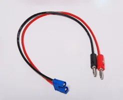 （画像用） EC3コネクター/ バナナプラグコード、シリコンワイヤー付