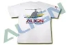 （画像用） T-shirt ALIGN （白） Ｍサイズ
