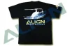 （画像用） T-shirt ALIGN （黒） Ｍサイズ