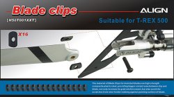 (image for) 500 Tail Blade Clips
