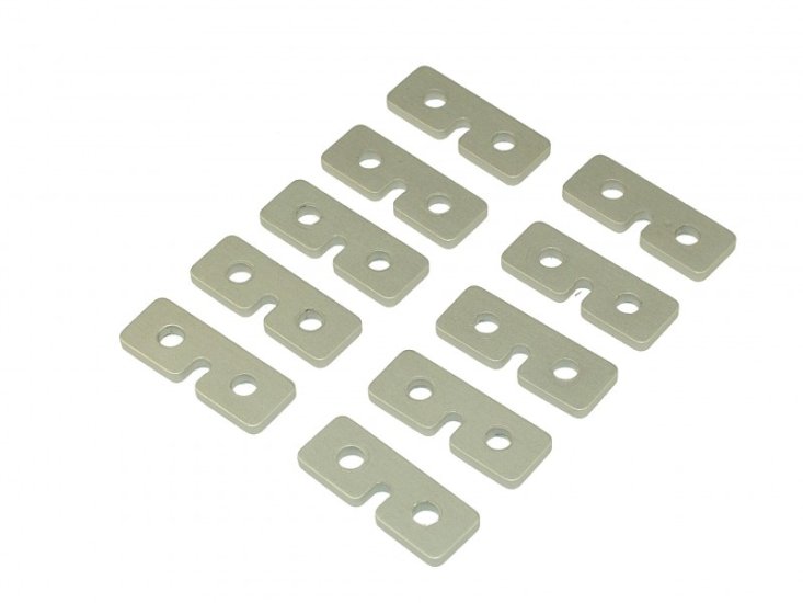 (image for) Servo Retaining Plates (Silver) - Click Image to Close