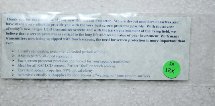 （画像用） JR 12X スクリーンプロテクター