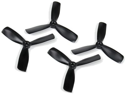 (image for) 4x4.5 Tri-blades Bullnose propellers, Black - Click Image to Close