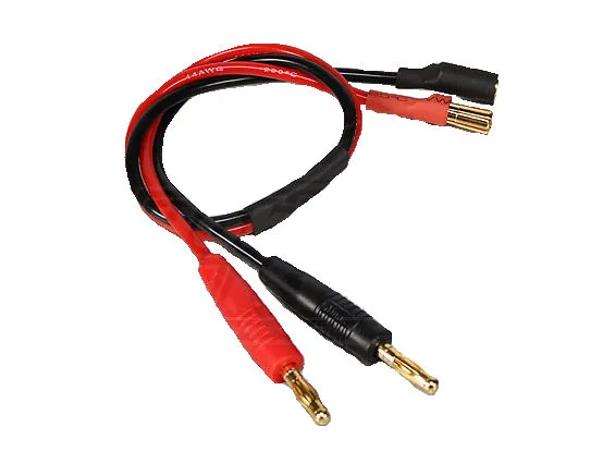 （画像用） Gold 5.5mmコネクター/ バナナプラグコード、シリコンワイヤー付