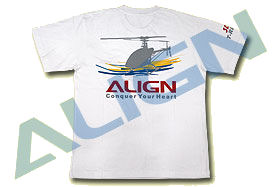 (image for) T-shirt ALIGN (White) Size M - Click Image to Close