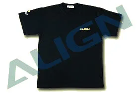 （画像用） T-shirt ALIGN （黒） Ｍサイズ
