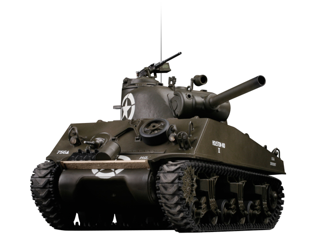 (image for) M4A3 Sherman, 1/24th BB gun Battle Tank - Click Image to Close