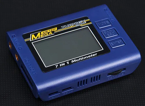 （画像用） Mega Meter 7 in 1 バッテリーチェッカー、わっとメーター、サーボテスター
